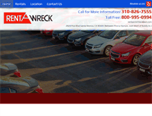 Tablet Screenshot of carrentalwestlosangeles.com